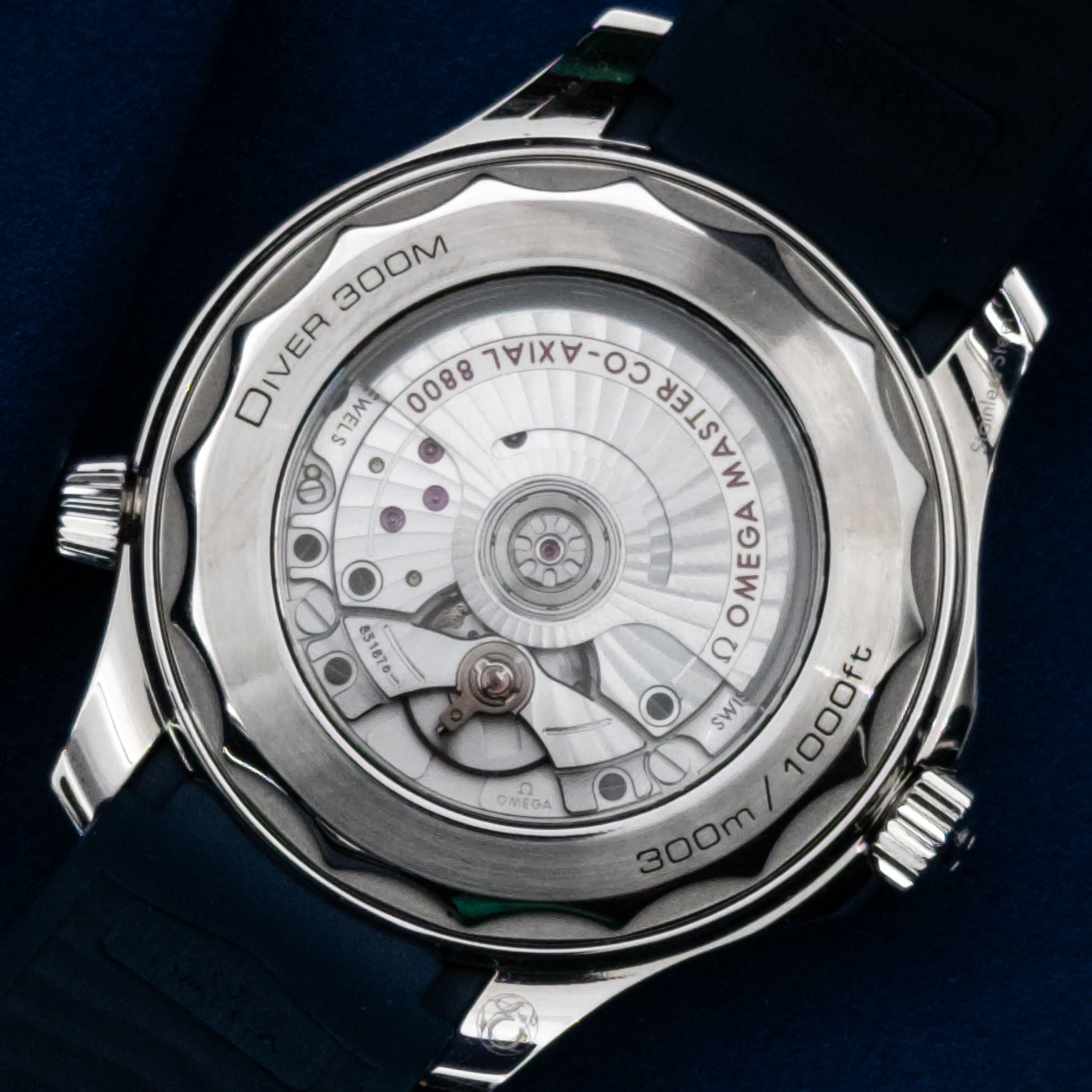 Omega Seamaster Pro 300M Blue Wave Rubber (Ref. 210.32.42.20.03.001) — photo 8