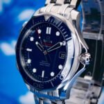 Omega Seamaster Diver 300M Blue No Wave Co-Axial 41 Stainless Steel / Blue / Bracelet / Ceramic — photo 4