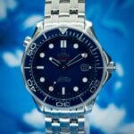 Omega Seamaster Diver 300M Blue No Wave Co-Axial 41 Stainless Steel / Blue / Bracelet / Ceramic — photo 1