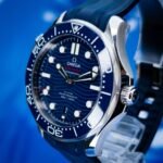 Omega Seamaster Pro 300M Blue Wave Rubber Master Co-Axial 42 Stainless Steel / Blue / Rubber — photo 4