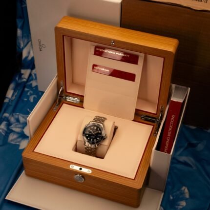 Omega Seamaster Diver 300M Blue No Wave Co-Axial 41 Stainless Steel / Blue No-Wave / Bracelet / Ceramic — photo 2
