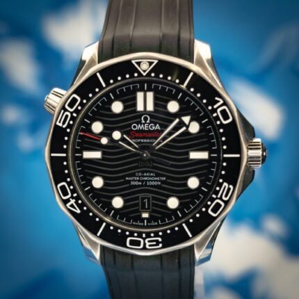 Omega Seamaster Diver 300M Black Wave Master Co-Axial 42 Stainless Steel / Black / Rubber — photo 1