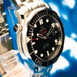 Omega SMP Black No Wave Steel Co-Axial 41 Stainless Steel / Black / Bracelet / Ceramic — photo 15