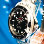 Omega SMP Black No Wave Steel Co-Axial 41 Stainless Steel / Black / Bracelet / Ceramic — photo 16