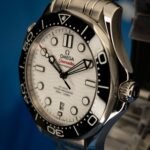 Omega SMP White Wave Steel 2025 Master Co-Axial 42 Stainless Steel / White / Bracelet — photo 4