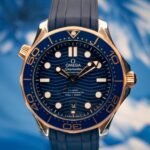 Omega Seamaster Diver 300M Master Co-Axial 42 Stainless Steel / Sedna Gold / Blue / Rubber — photo 1