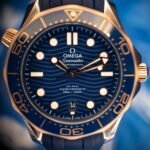 Omega Seamaster Diver 300M Master Co-Axial 42 Stainless Steel / Sedna Gold / Blue / Rubber — photo 6