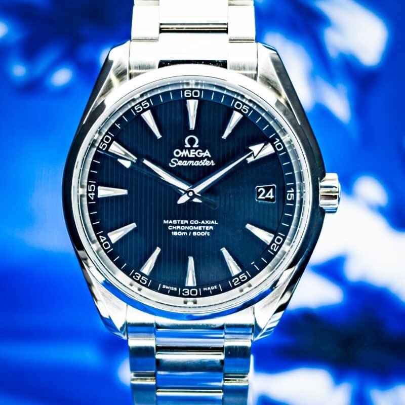 Omega Aqua Terra Seamaster 150m Master Co-Axial 41.5 Stainless Steel / Blue / Bracelet — photo 1