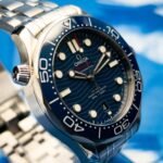 Omega SMP Blue Wave Steel Master Co-Axial 42 Stainless Steel / Blue / Bracelet — photo 3