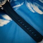 Omega SMP Blue Wave Rub Master Co-Axial 42 Stainless Steel / Blue / Rubber — photo 9
