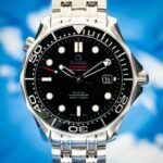 Omega SMP Black No Wave Steel Co-Axial 41 Stainless Steel / Black / Bracelet / Ceramic — photo 16