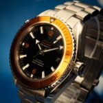 Omega Seamaster Planet Ocean 42 Creasicle 600M Co-Axial 42 Stainless Steel / Orange / Bracelet — photo 4