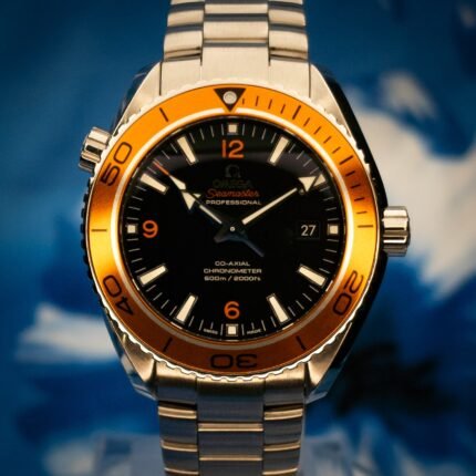Omega Seamaster Planet Ocean 42 Creasicle 600M Co-Axial 42 Stainless Steel / Orange / Bracelet — photo 1